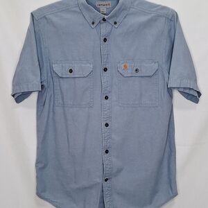 Carhartt SS Chambray Button Down Medium Relaxed Fit